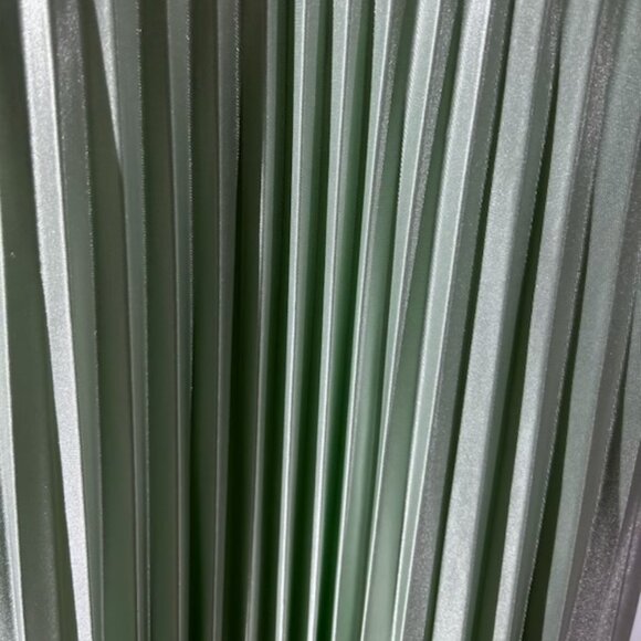 Light Green Prom Dress with Jeweled Neckline and Waist - Picture 6 of 9